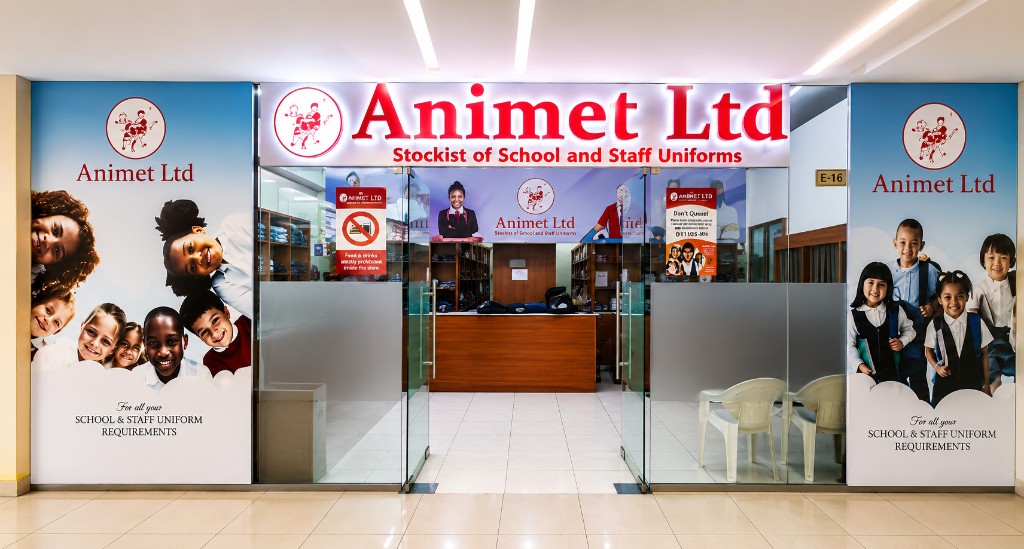 Runda Mall shop entrance
