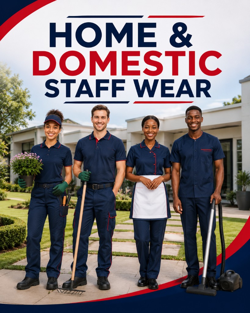 Home and Domestic Staff Wear — housekeeping and garden staff uniforms